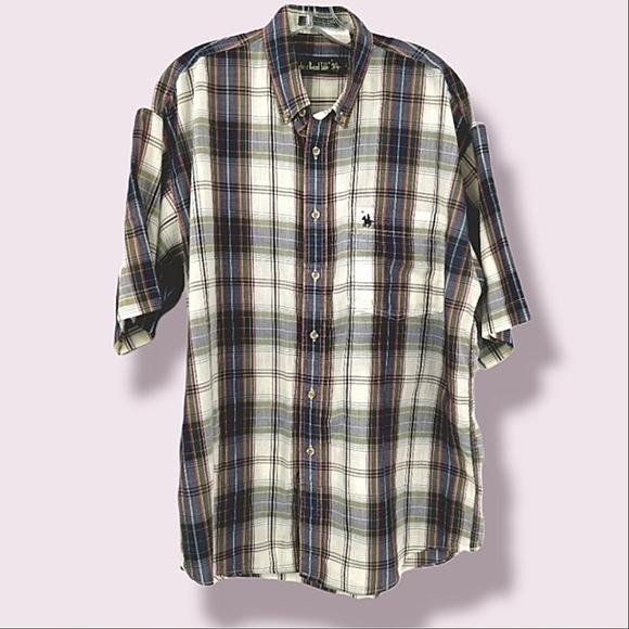 Knights of Round Table Men's L Vtg Casual Shirt - Picture 1 of 16